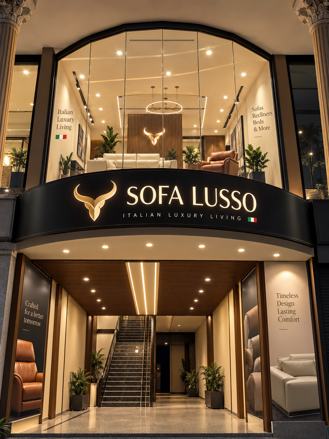 L-01 Signature Italian Living Suite - Sofa Lusso Bangalore