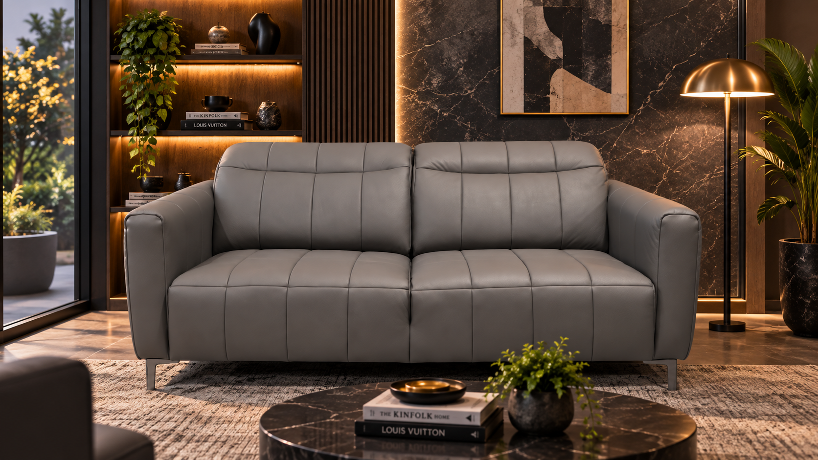 C-07 Sorrento Open-Plan Corner Lounge - Sofa Lusso Bangalore