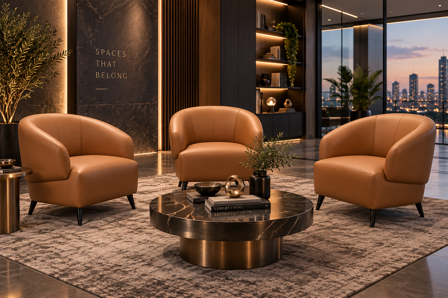 AURA Bespoke Italian Lounge Chair - Sofa Lusso Bangalore