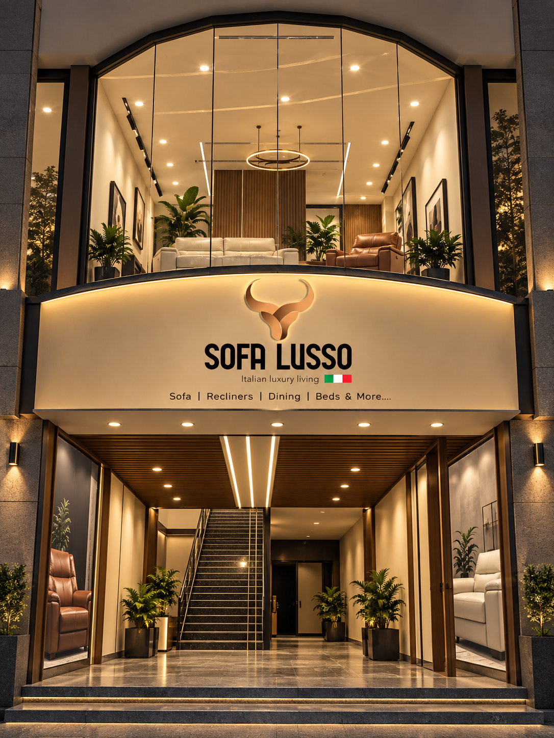L-12 Signature Italian Living Suite - Sofa Lusso Bangalore