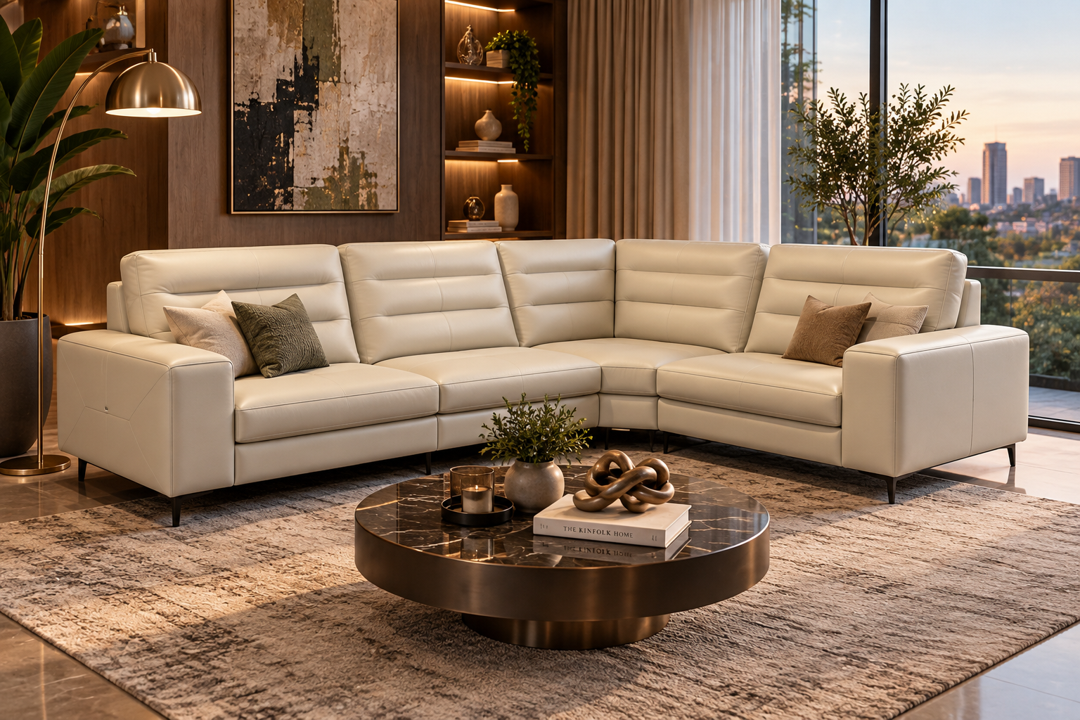 C-01 Urban Luxe Corner Sectional Bangalore