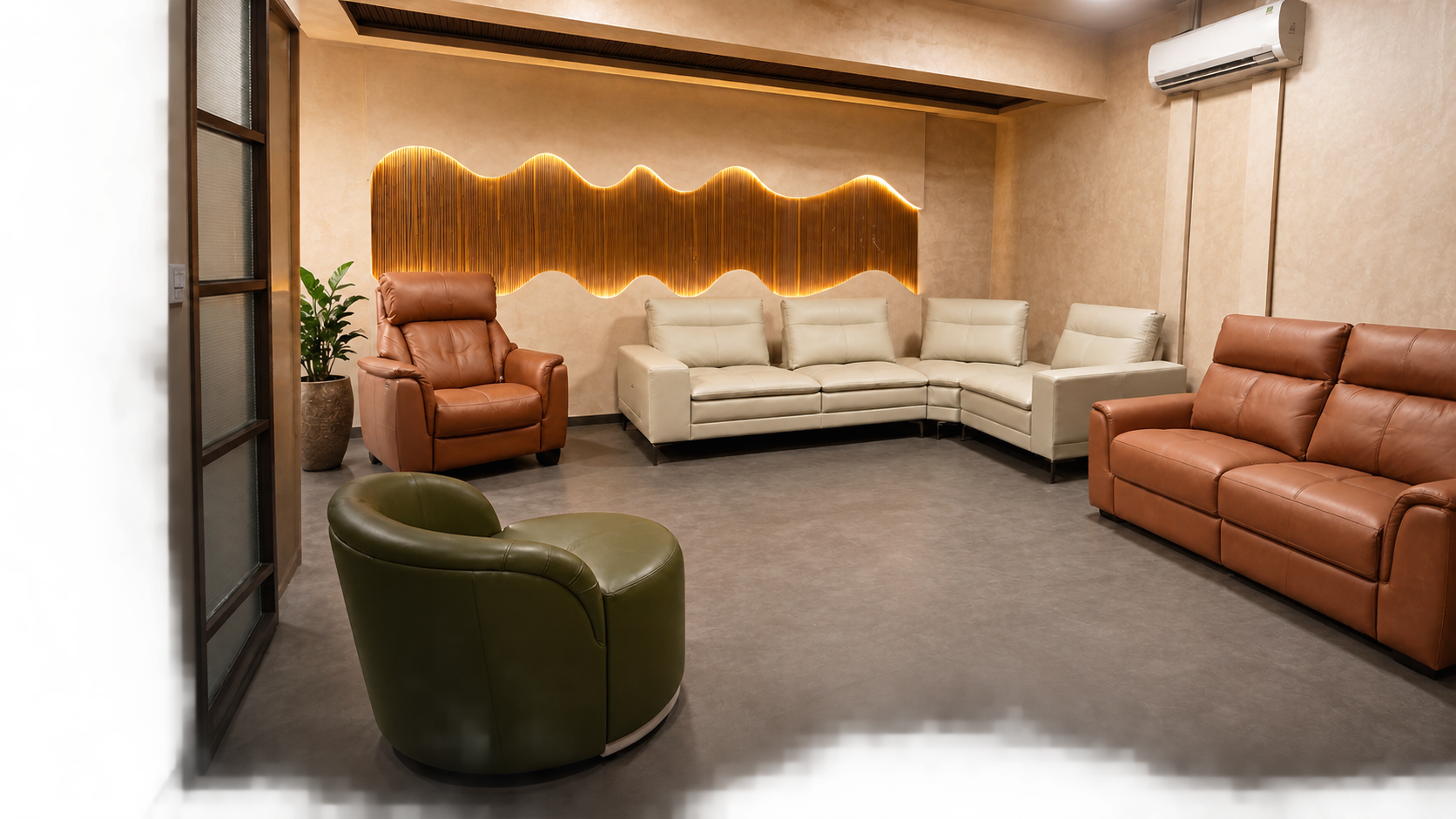 L-14 Venezia Couture Velvet Drawing Room - Sofa Lusso Bangalore