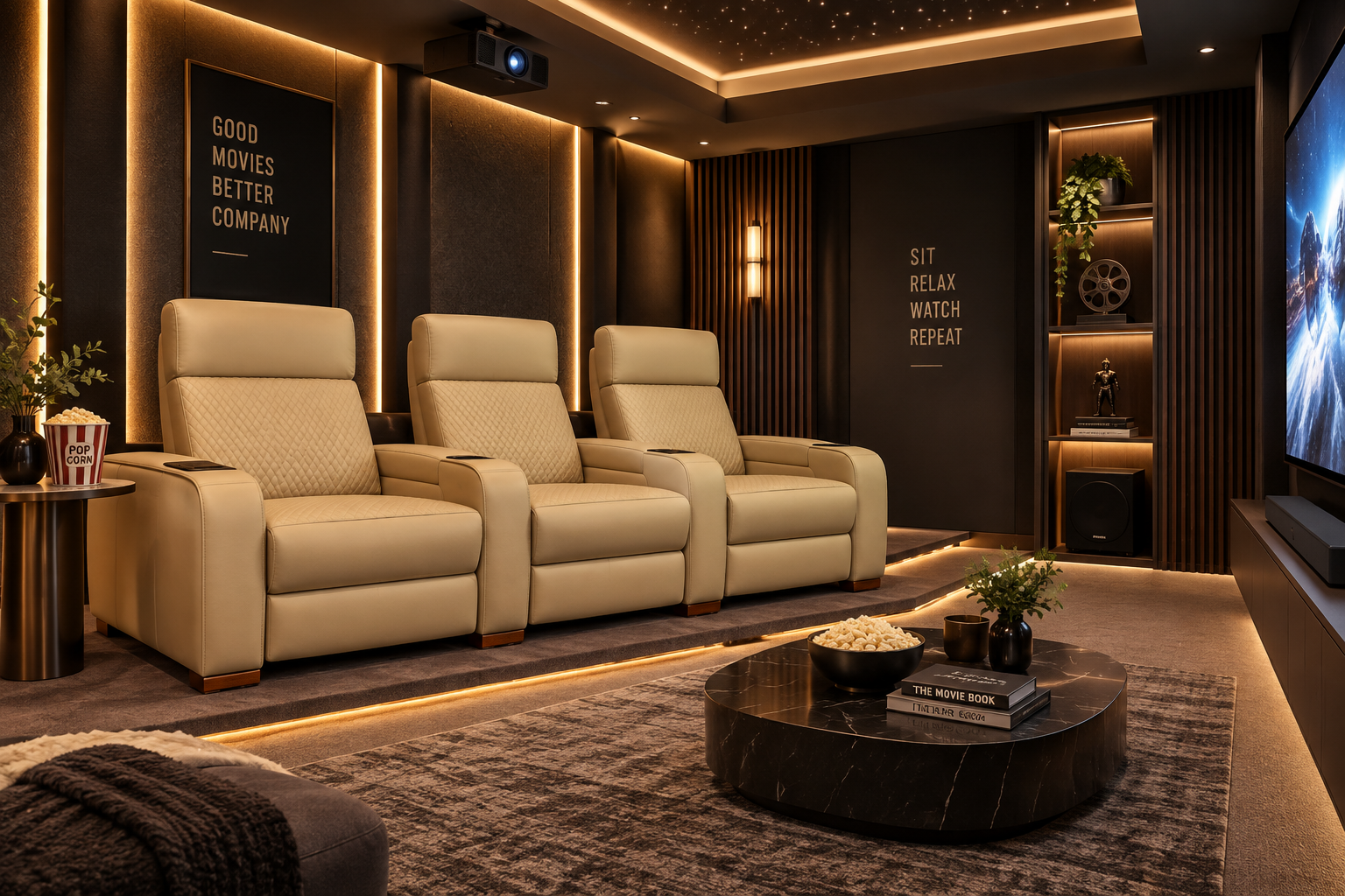 R-07 Bologna Ergonomic Lumbar Recliner - Sofa Lusso Bangalore