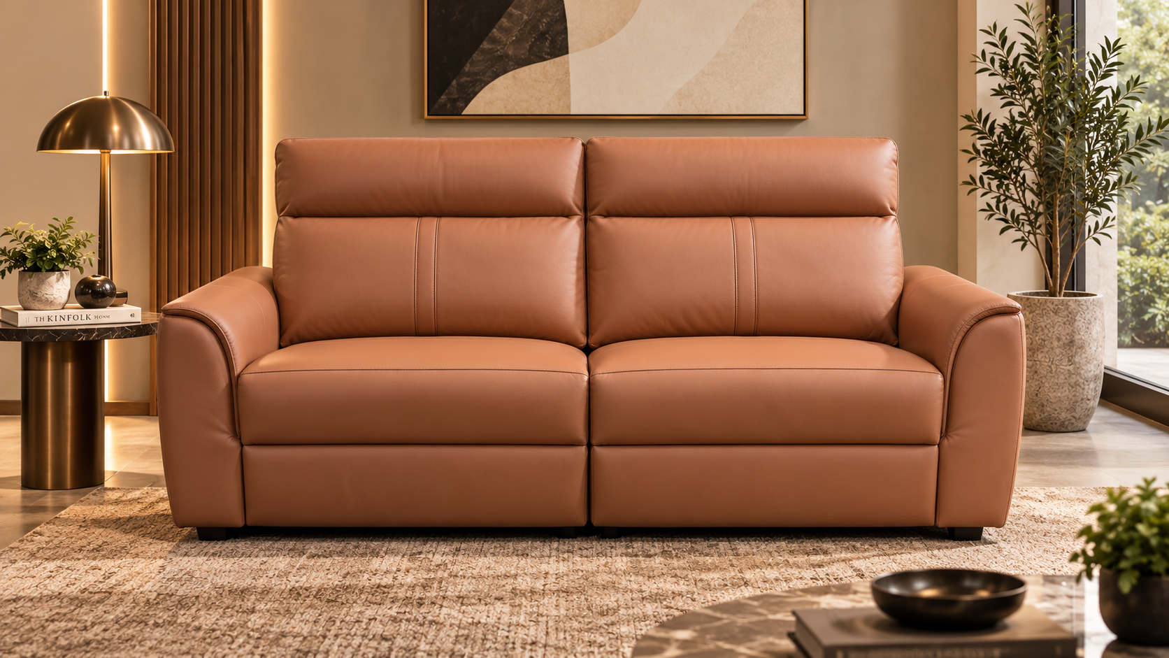 L-18 Tuscany Warm Parchment Sofa Suite - Sofa Lusso Bangalore